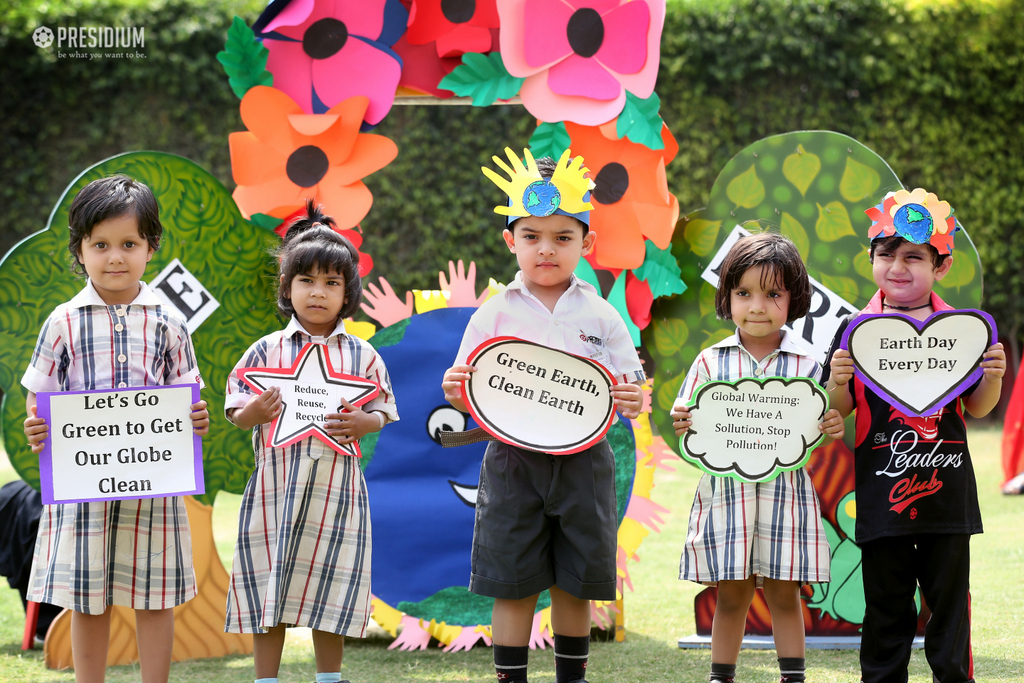 Presidium Rajnagar, PRESIDIANS CELEBRATE EARTH DAY WITH A PLEDGE TO SAVE ENVIRONMENT! 