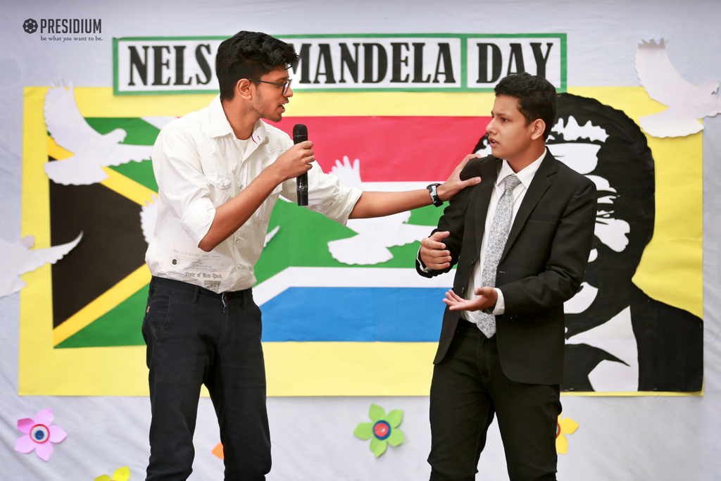 Presidium Rajnagar, PRESIDIANS MARK NELSON MANDELA DAY IN A SPECIAL WAY!