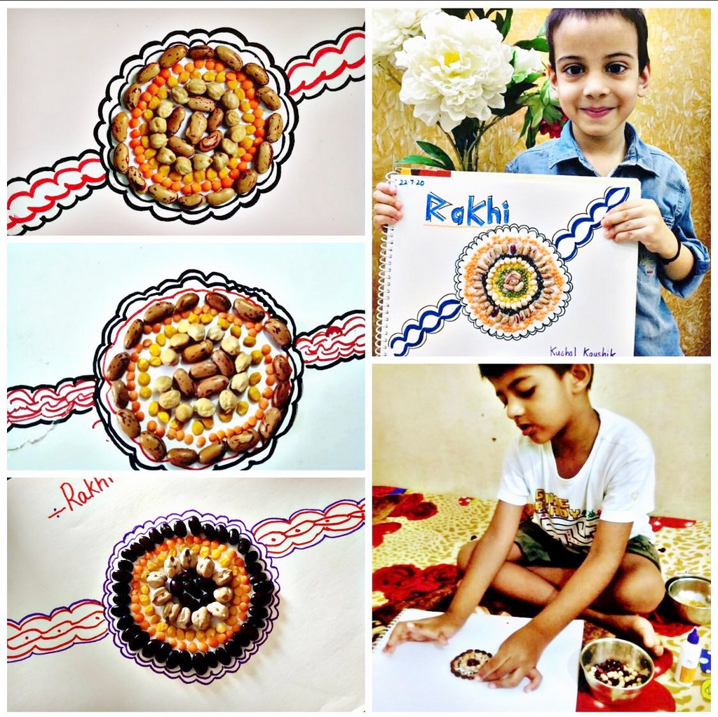 Presidium Gurgaon-57, PRESIDIANS UNLEASH THEIR CREATIVITY WITH RAKHI MAKING ACTIVITY!