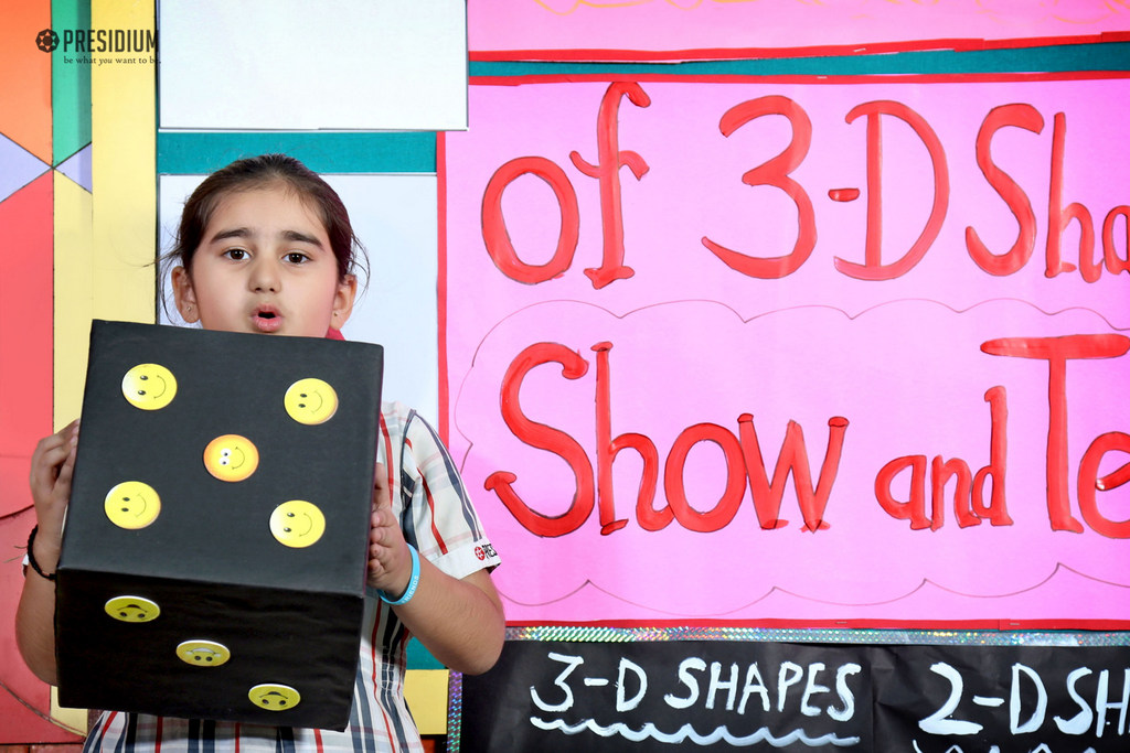 Presidium Dwarka-6, GIVING SHAPE TO PRESIDIANS’ KNOWLEDGE OF 3D SHAPES 