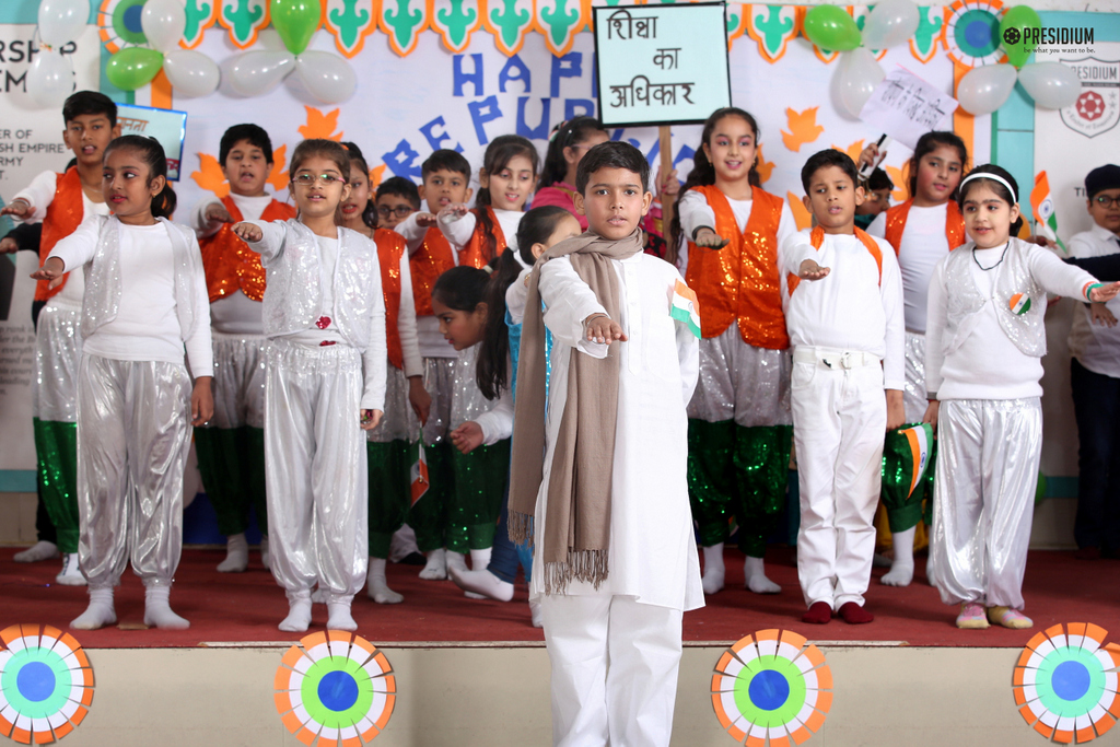 Presidium Indirapuram, STUDENTS CELEBRATE THE UNITY OF INDIA WITH MRS.SUDHA GUPTA