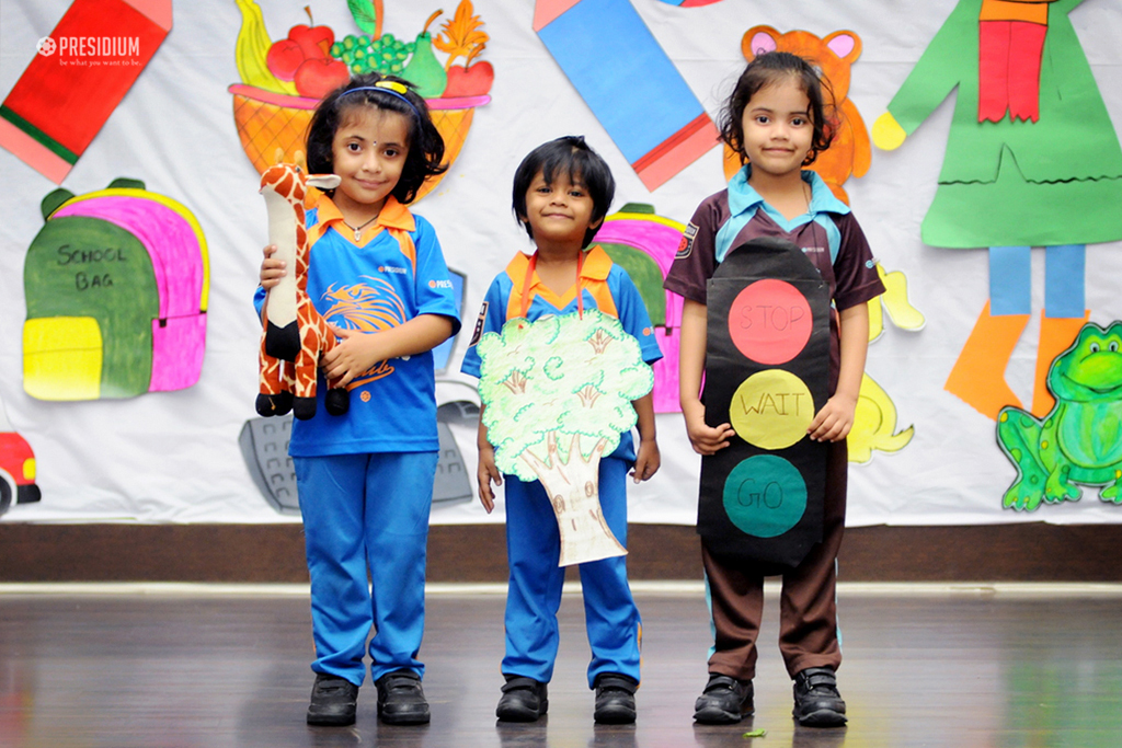 Presidium Rajnagar, INTRA-CLASS SHOW & TELL: LITTLE PRESIDIANS DISPLAY BIG CONFIDENCE