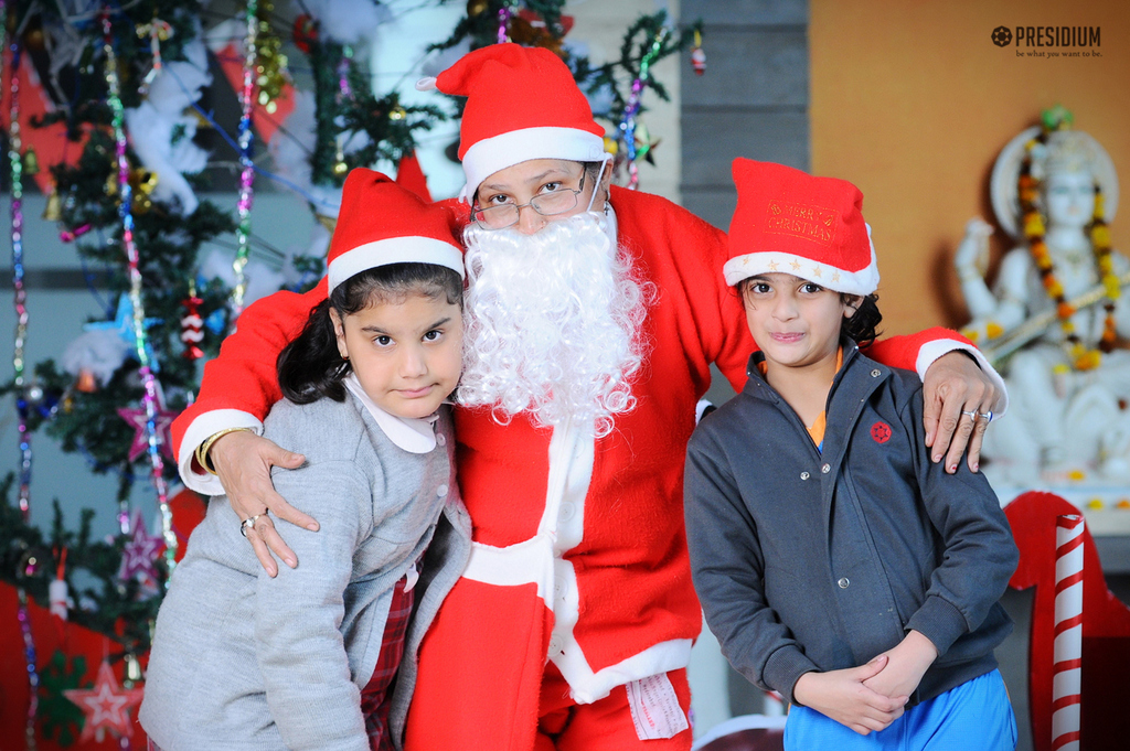 Presidium Rajnagar, SPECIAL ASSEMBLY ON CHRISTMAS SPREADS AURA OF PLEASANT HARMONY