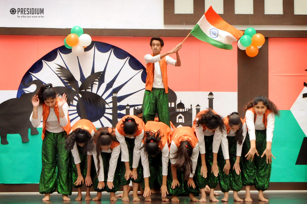 Presidium Rajnagar, PRESIDIANS PROUDLY SALUTE THE TRICOLOUR ON INDEPENDENCE DAY