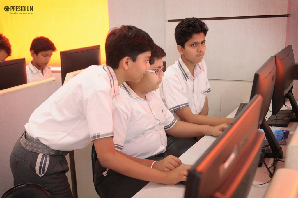 Presidium Rajnagar, ICT WORKSHOP UPGRADES 'IT' AWARENESS OF OUR GRADE 8 PRESIDIANS