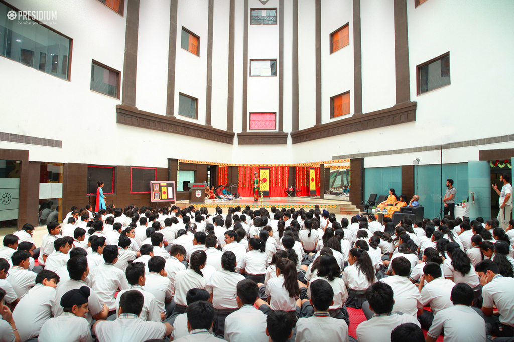 Presidium Indirapuram, BHARATNATYAM EXPONENT SMT. CHANDERSHEKHAR GRACES WORLD DANCE DAY