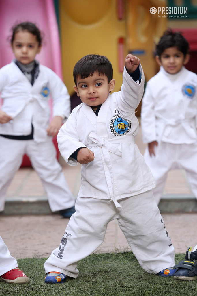 Presidium Vivek Vihar, PRESIDIANS INDULGE IN A FUN TAEKWONDO ACTIVITY