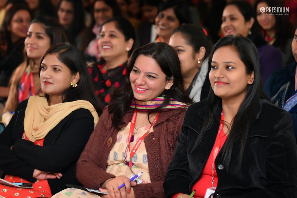 Presidium Rajnagar, TEACHERS LEARN ABOUT THE 'POWER OF BEING' WITH MRS. SUDHA GUPTA