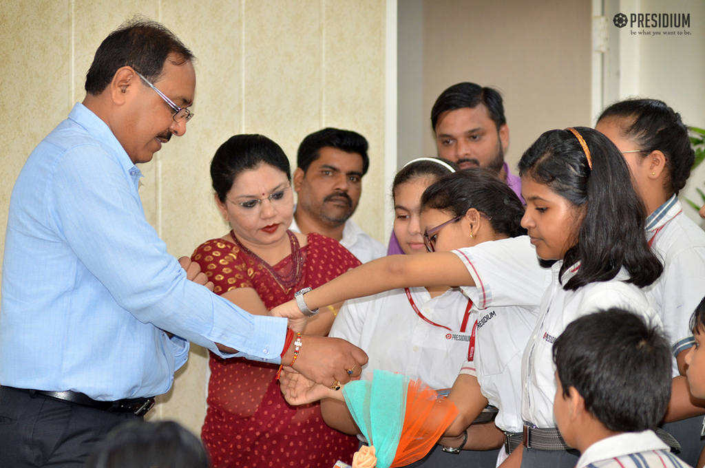 Presidium Rajnagar, PRESIDIANS VISIT ESTEEMED OFFICIALS AND SCHOOL TRUSTEE ON RAKSHABANDHAN