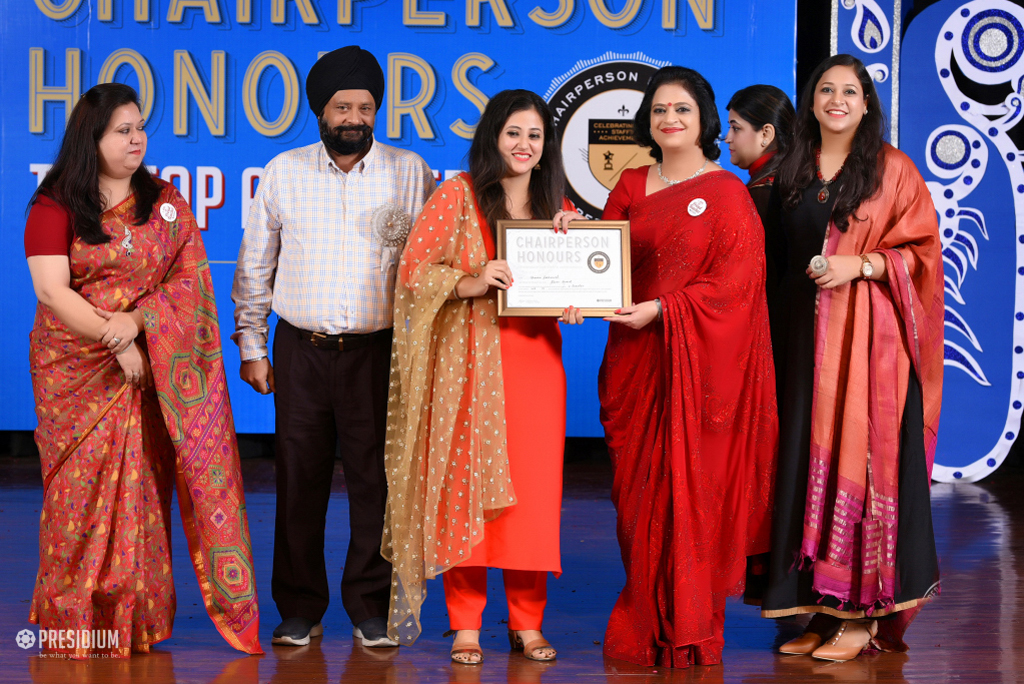 Presidium Vivek Vihar, TEACHERS CELEBRATE SUCCESS AT CHAIRPERSON HONOURS CEREMONY