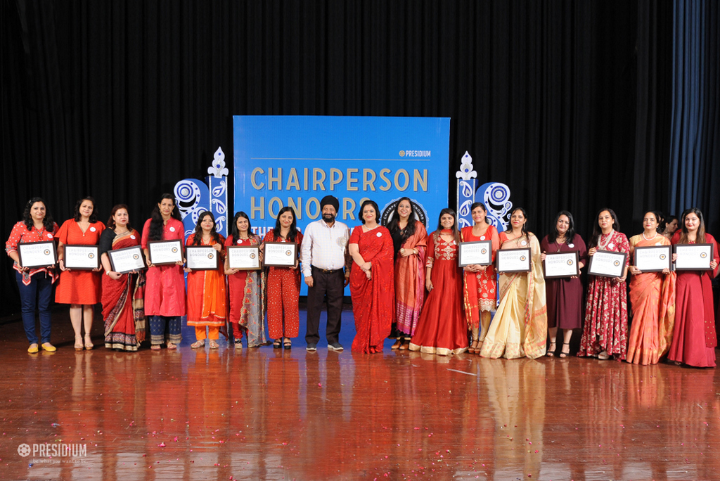 Presidium Vivek Vihar, TEACHERS CELEBRATE SUCCESS AT CHAIRPERSON HONOURS CEREMONY