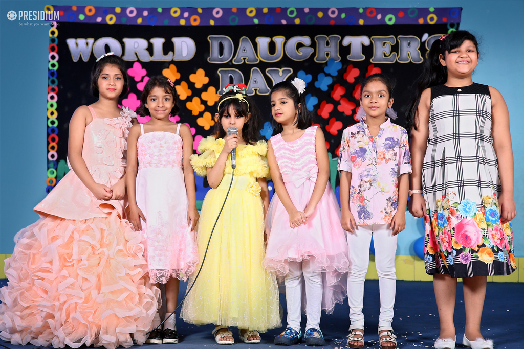 Presidium Vivek Vihar, CELEBRATING THE LITTLE ANGELS OF THE FAMILY ON DAUGHTER’S DAY 