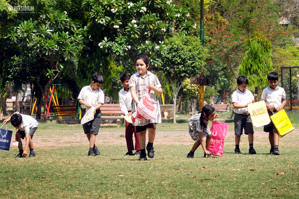 Presidium Vivek Vihar, SPREADING THE MESSAGE OF SAVING ENVIRONMENT ON WORLD EARTH DAY!