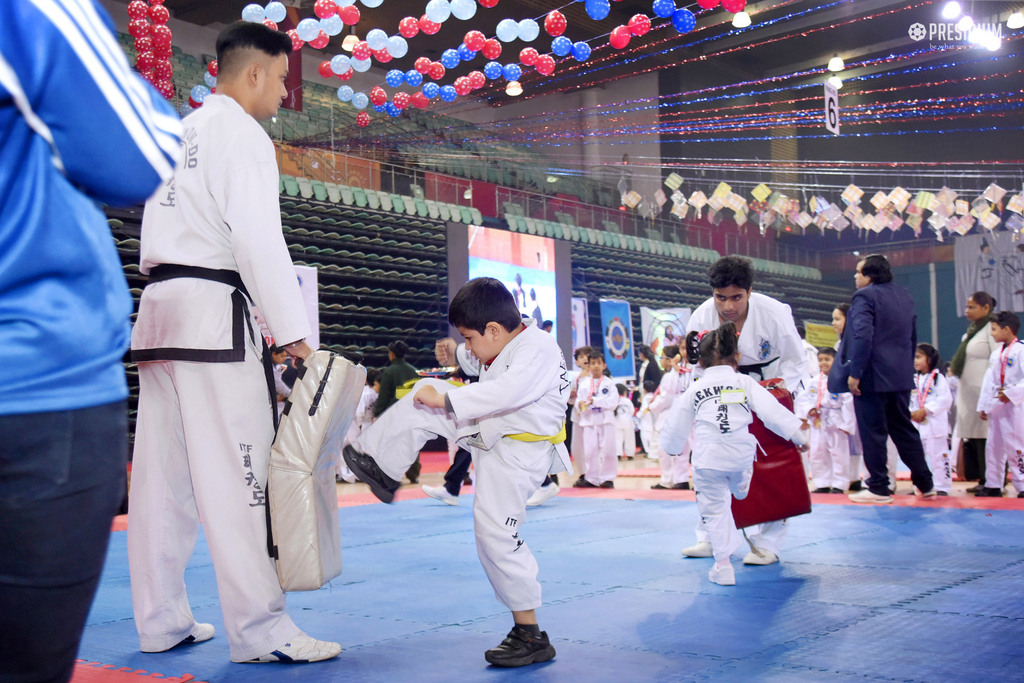 Presidium Vivek Vihar, STUDENTS OF PRESIDIUM ACED IN TAEKWONDO