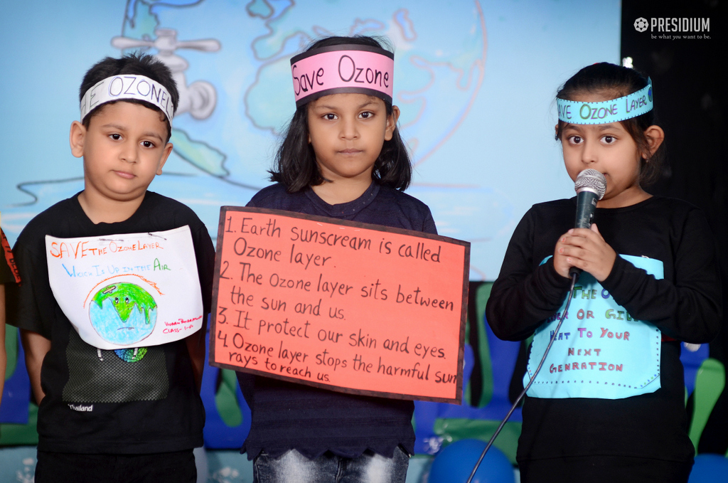 Presidium Vivek Vihar, WORLD OZONE DAY: PRESIDIANS HOSTED A WORTHWHILE ASSEMBLY