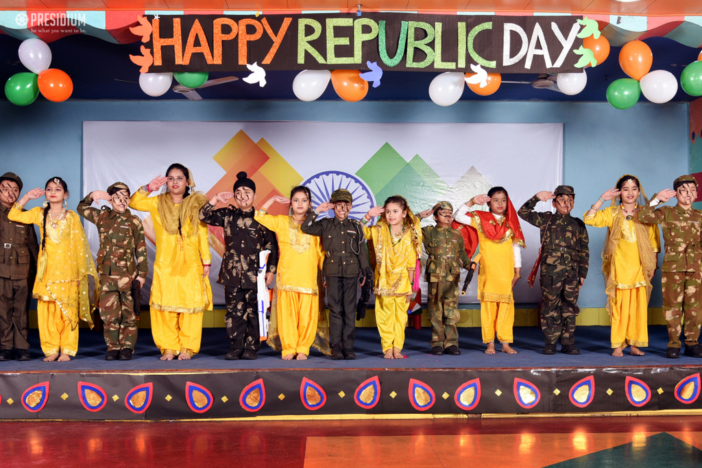 Presidium Vivek Vihar, SUDHA MA'AM JOINS LEADERS OF TOMORROW ON REPUBLIC DAY CELEBRATION