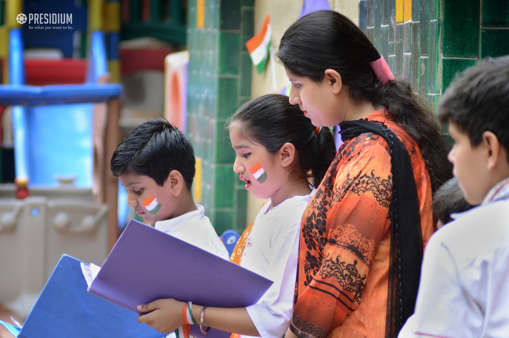 Presidium Vivek Vihar, INDEPENDENCE DAY SPREE FILLS THE AURA AT SCHOOL WITH PATRIOTISM