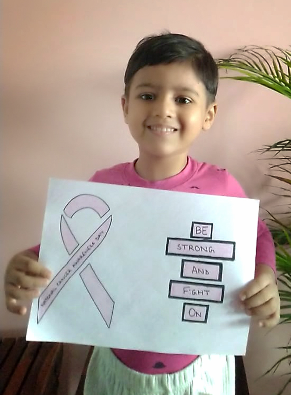 Presidium Rajnagar, STUDENTS PROMOTE CANCER AWARENESS WITH POSTER MAKING