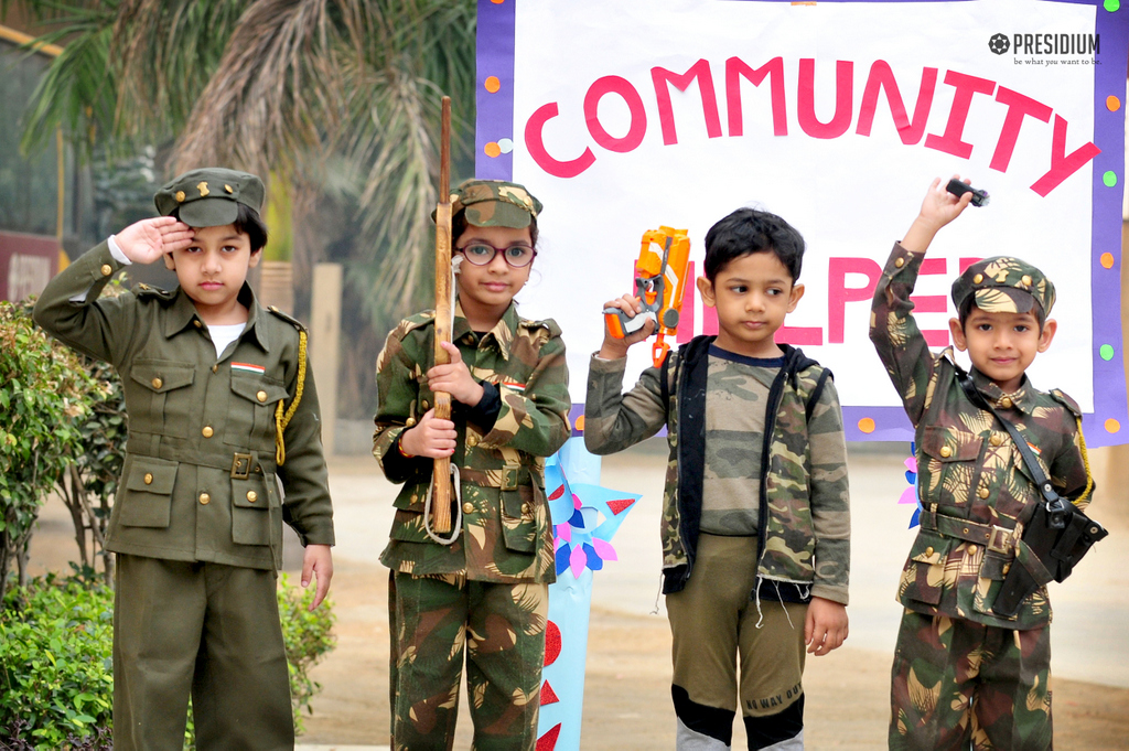 Presidium Indirapuram, STUDENTS DEVELOP A SENSE OF GRATITUDE TO COMMUNITY HELPERS