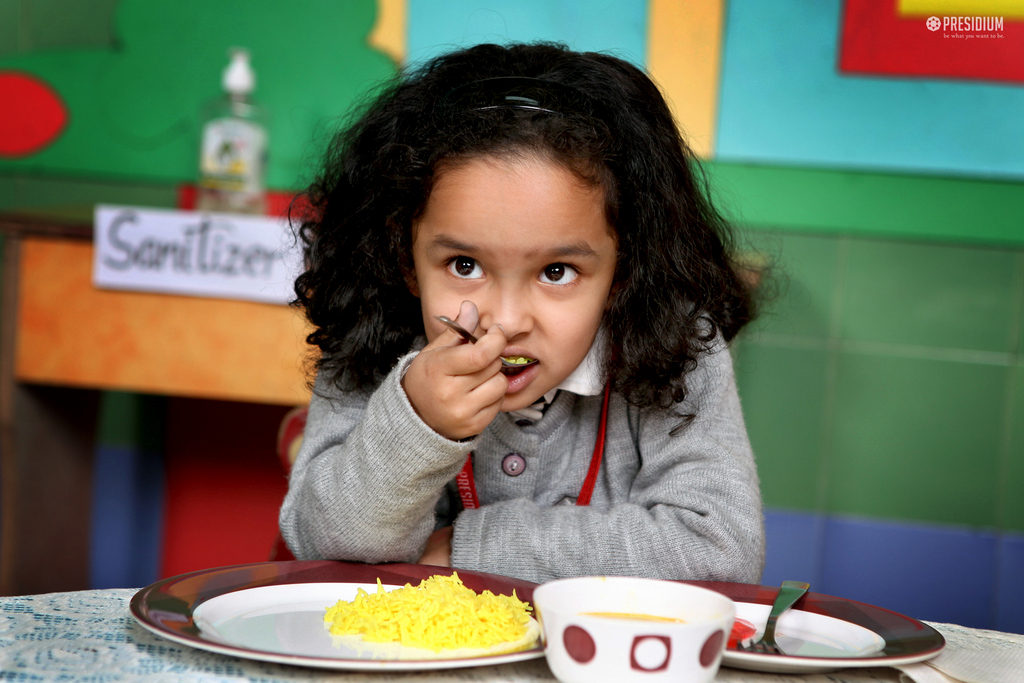 Presidium Dwarka-6, CIRCLE TIME: PRESIDIANS LEARN ABOUT GOOD EATING HABITS