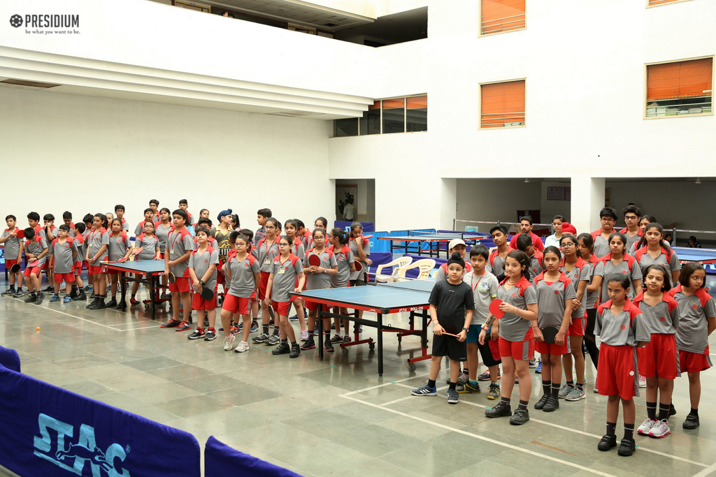 Presidium Gurgaon-57, OUR GIRL POWER STRIKES INTER-PRESIDIUM TABLE TENNIS TOURNAMENT