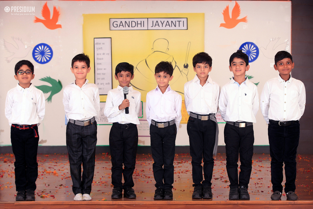 Presidium Gurgaon-57, GANDHI JAYANTI: PRESIDIANS VOW TO FOLLOW GANDHIJI'S PATH OF LIFE