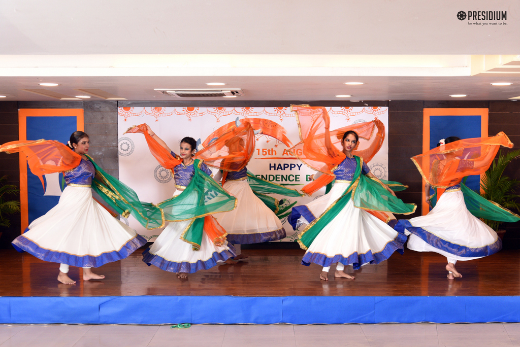 Presidium Gurgaon-57, MRS.SUDHA GUPTA CELEBRATES INDEPENDENCE DAY WITH PRESIDIANS