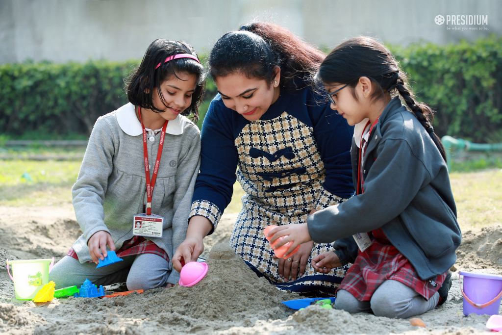 Presidium Indirapuram, A PERFECT FUSION OF LEARNING AND FUN WITH SANDPIT ACTIVITY