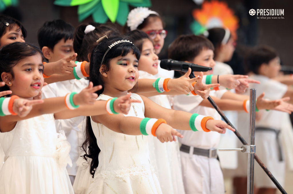 Presidium Indirapuram, MRS.SUDHA GUPTA GRACES THE GRAND INDEPENDENCE DAY CELEBRATION