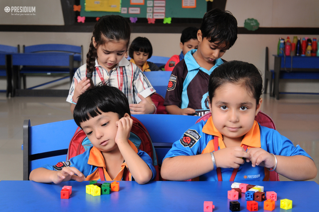 Presidium Rajnagar, LEARNING CONCEPT OF SUBTRACTION WITH JODO BLOCKS