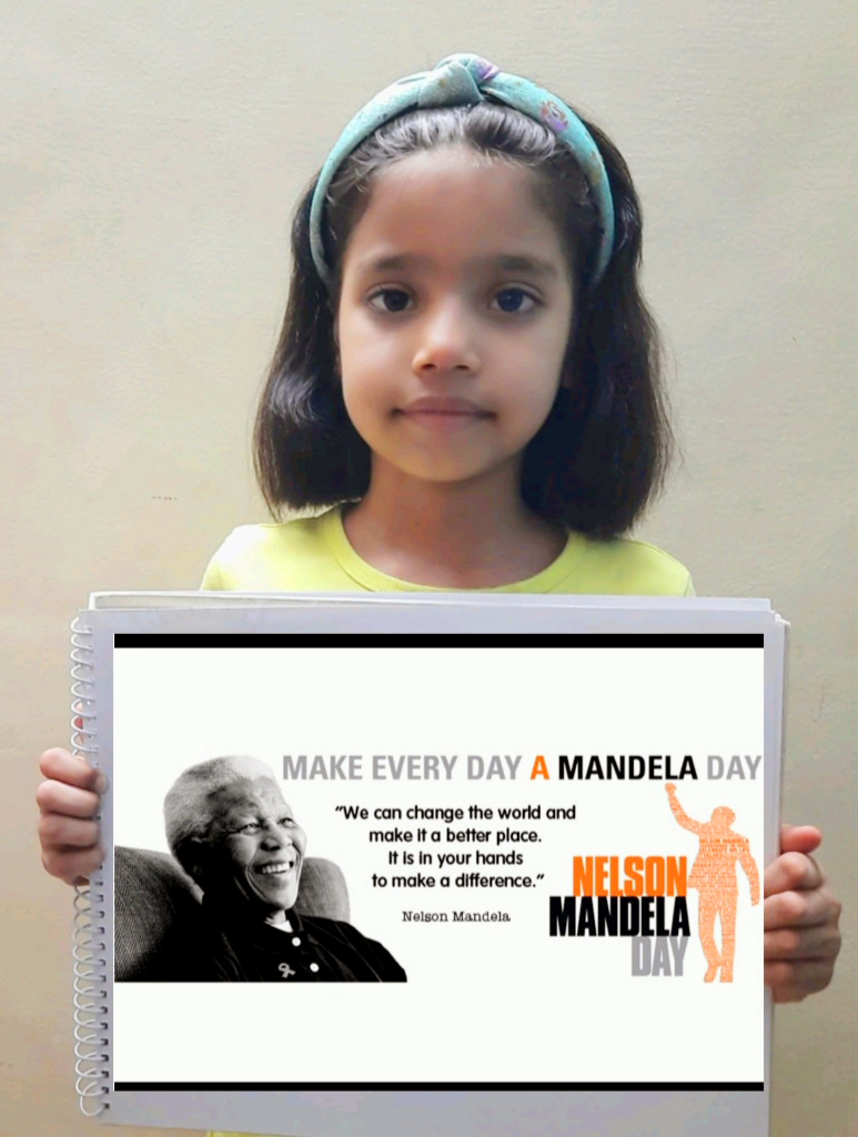 Presidium Dwarka-6, PRESIDIANS REMEMBER THE TEACHINGS OF NELSON MANDELA