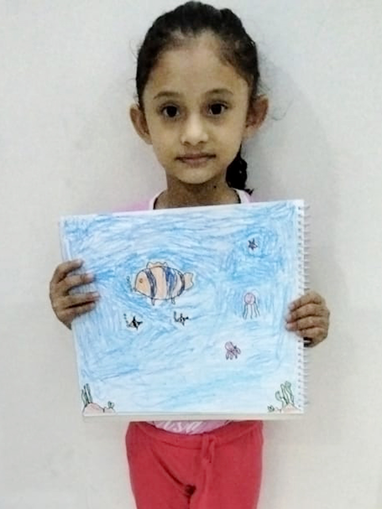 Presidium Indirapuram, STUDENTS EXHIBIT THEIR TALENT AT COLOURING COMPETITION