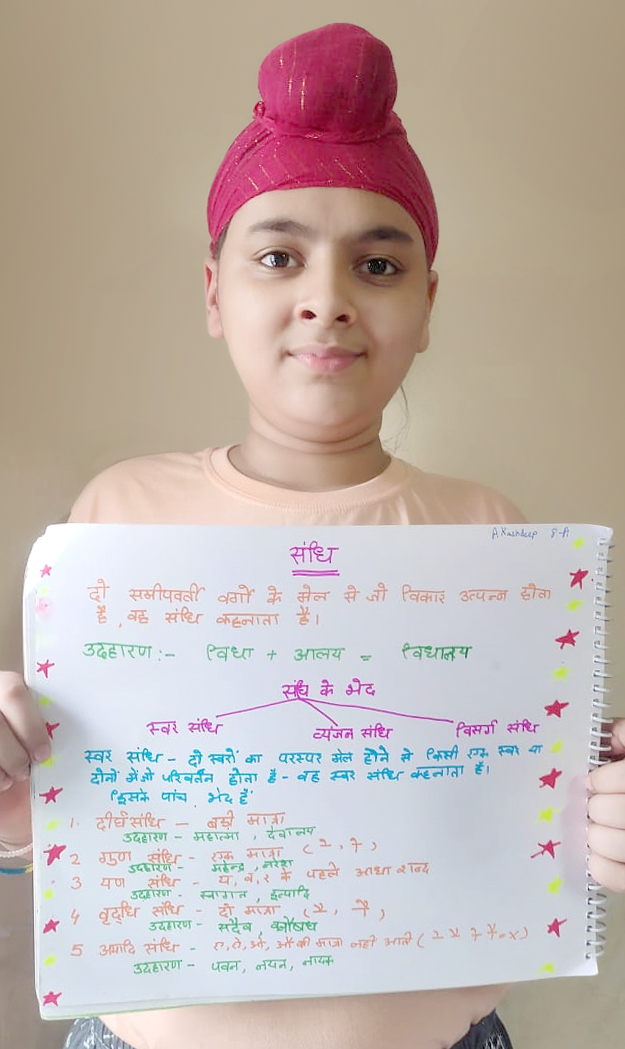Presidium Punjabi Bagh, STUDENTS ENRICH THEIR VOCABULARY WITH SWAR SANDHI ACTIVITY Presidium Punjabi Bagh, STUDENTS ENRICH THEIR VOCABULARY WITH SWAR SANDHI ACTIVITY