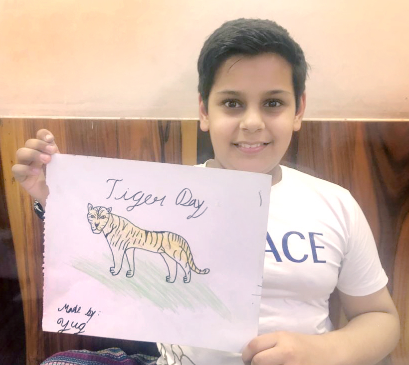 Presidium Pitampura, SAVE TIGERS TO ENSURE THE SURVIVAL OF HUMAN RACE!