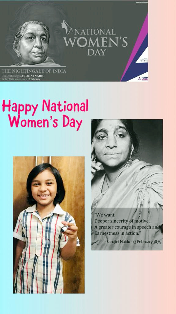 Presidium Dwarka-6, STUDENTS SALUTE THE REVIVING SPIRIT OF WOMANHOOD ON WOMEN'S DAY