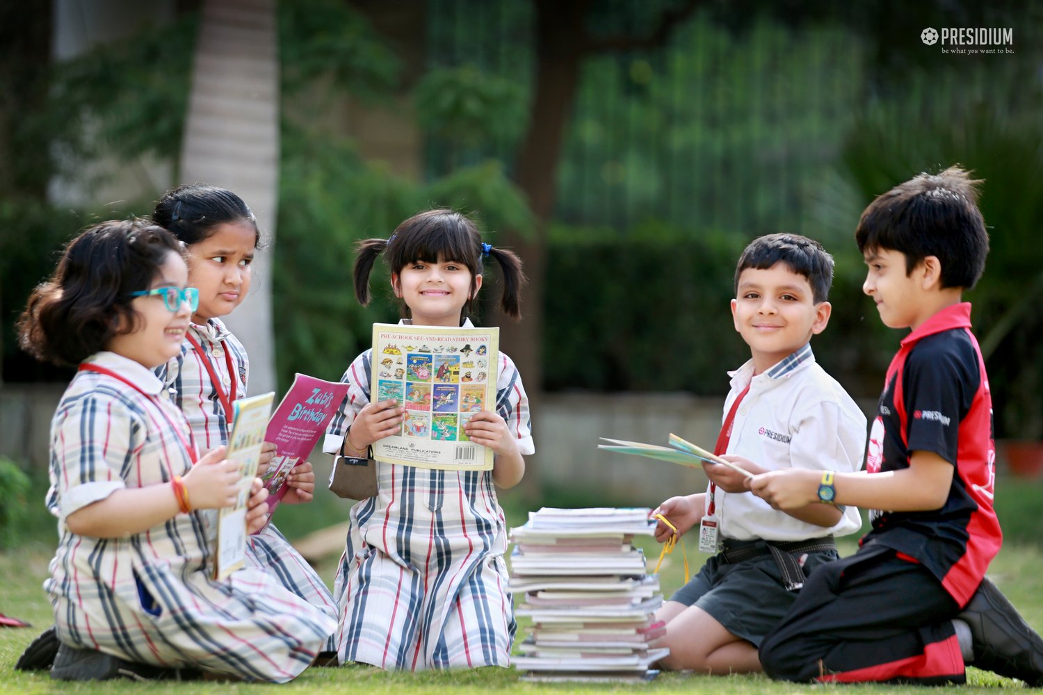 Presidium Indirapuram, STUDENTS PROMOTE HABIT OF READING ON WORLD BOOK DAY