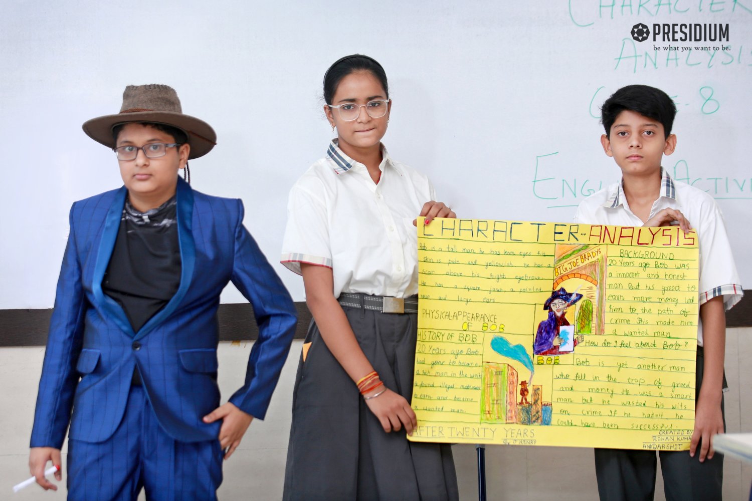 Presidium Rajnagar, STUDENTS LEARN THE ART OF CHARACTER ANALYSIS!