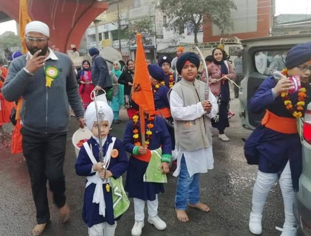 Presidium Rajnagar, STUDENTS PROPAGATE THE DIVINE MESSAGE OF GURU NANAK DEV JI