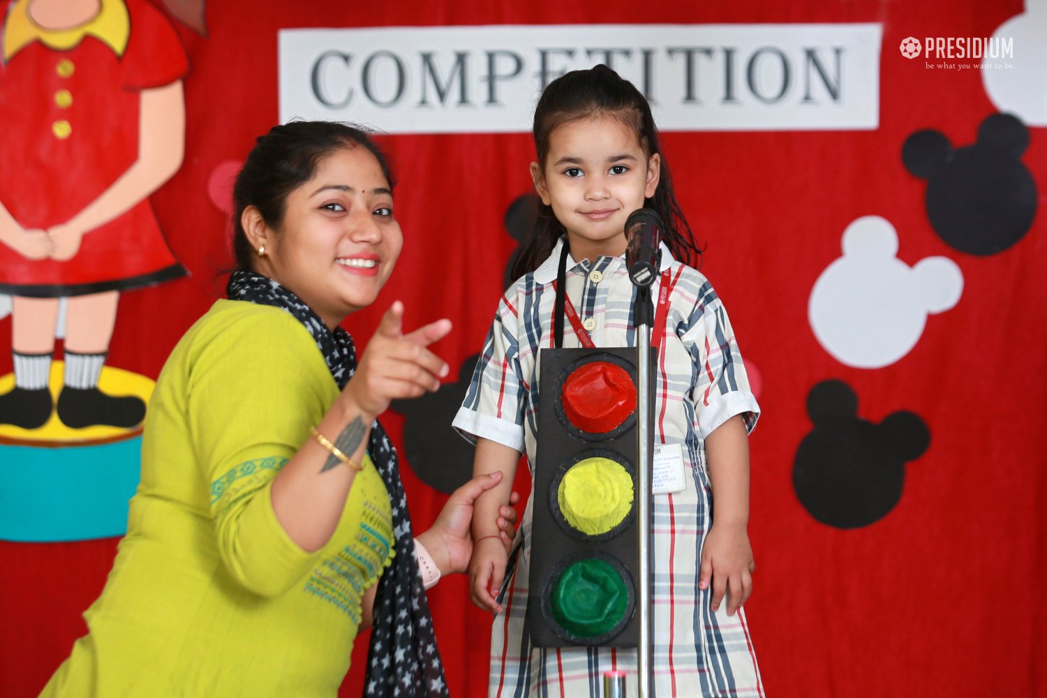 Presidium Rajnagar, STUDENTS ENTHRALL WITH THEIR CONFIDENCE AT RHYME & CHIME RECITATION 