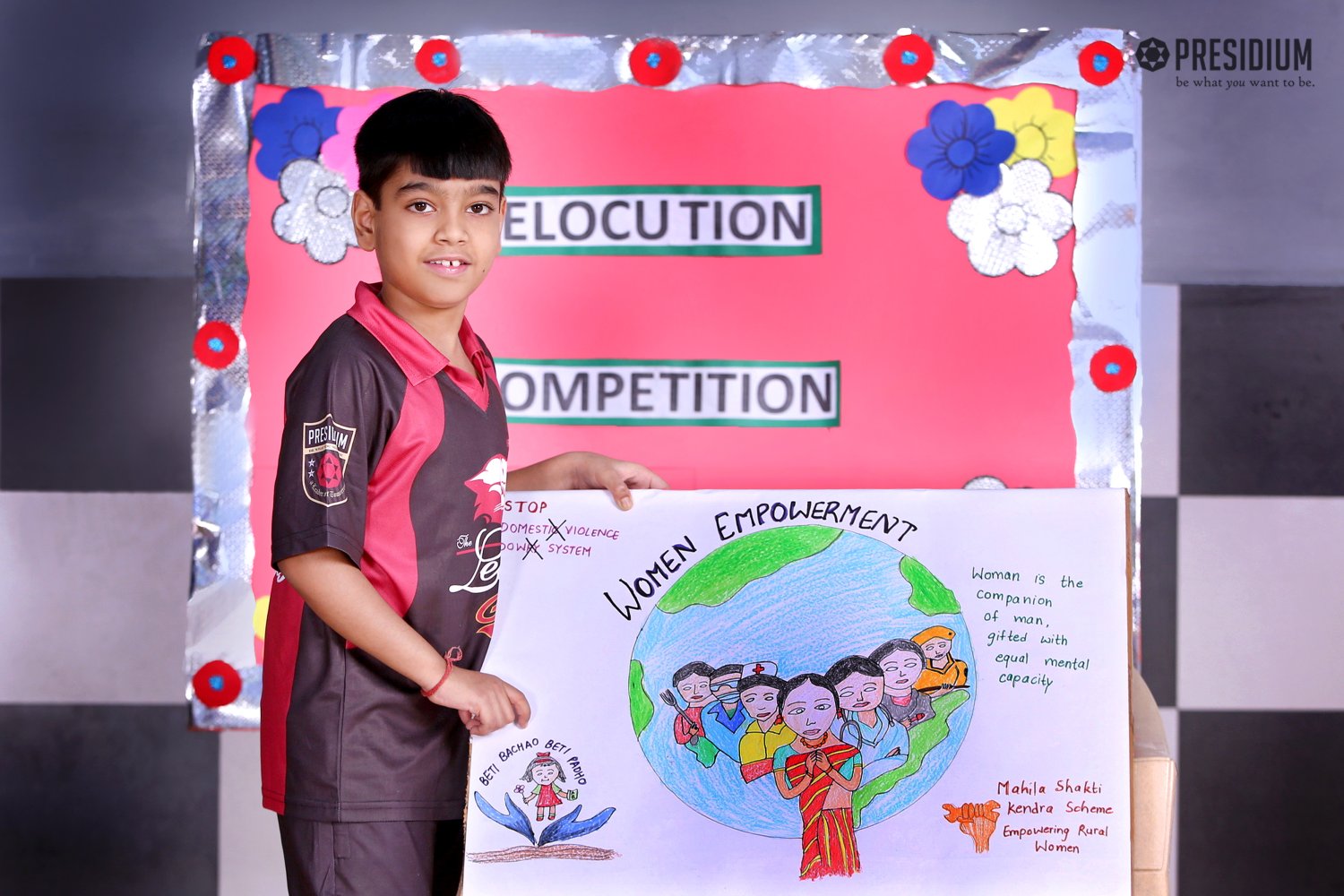 Presidium Vivek Vihar, STUDENTS ACE THE ART OF PUBLIC SPEAKING AT ELOCUTION COMPETITION