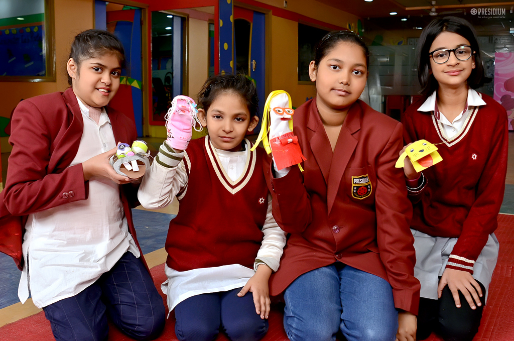 Presidium Indirapuram, OUR BUDDING ARTISTS MAKE THE MOST OF PUPPET MAKING COMPETITION