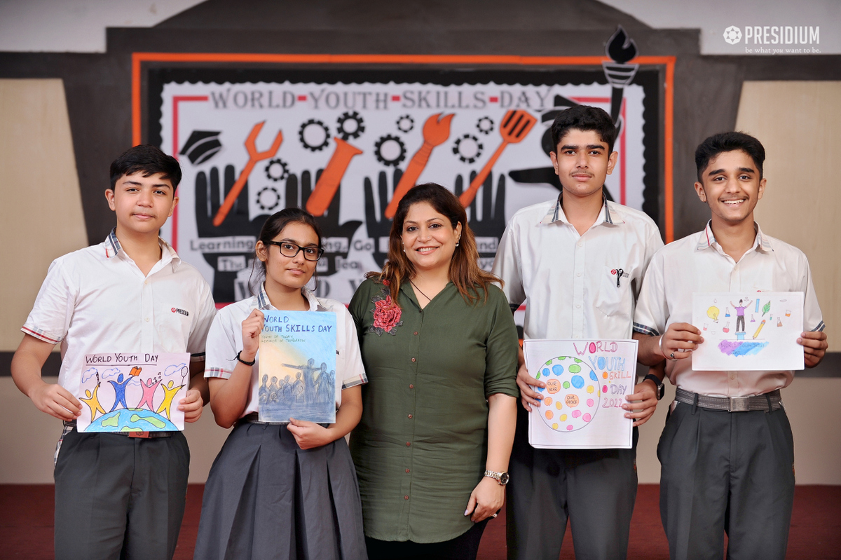 Presidium Noida-31, STUDENTS SPREAD AWARENESS ABOUT RELEVANT SKILLS Presidium Noida-31, STUDENTS SPREAD AWARENESS ABOUT RELEVANT SKILLS