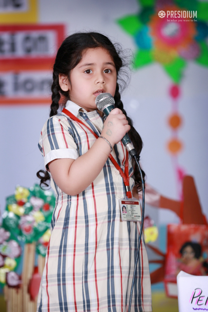 Presidium Vivek Vihar, RHYME RECITATION COMPETITION ENHANCES CONFIDENCE OF STUDENTS