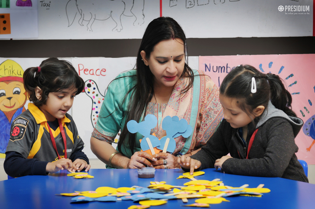 Presidium Rajnagar, PUPPET MAKING:PRESIDIANS ENHANCE THEIR CREATIVE & ARTISTIC SKILLS