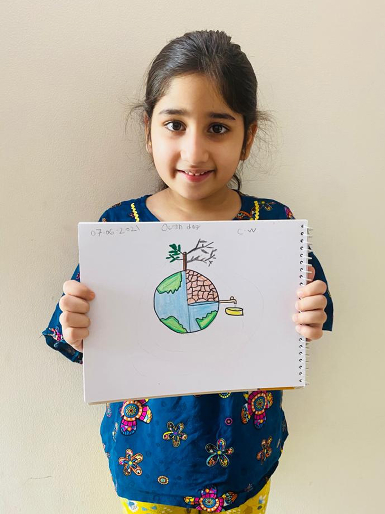 Presidium Rajnagar, STUDENTS SAY YES TO KEEPING OUR OCEANS CLEAN Presidium Rajnagar, STUDENTS SAY YES TO KEEPING OUR OCEANS CLEAN