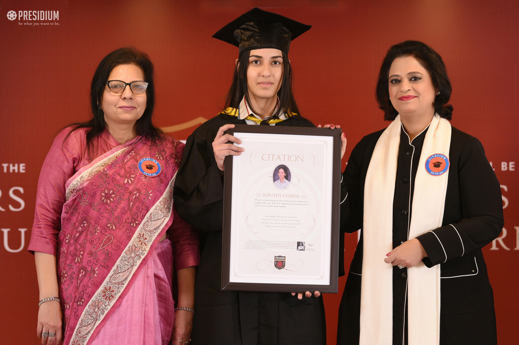 Presidium Gurgaon-57, CITATION CEREMONY: WISHING THE STUDENTS A BRIGHTER FUTURE AHEAD