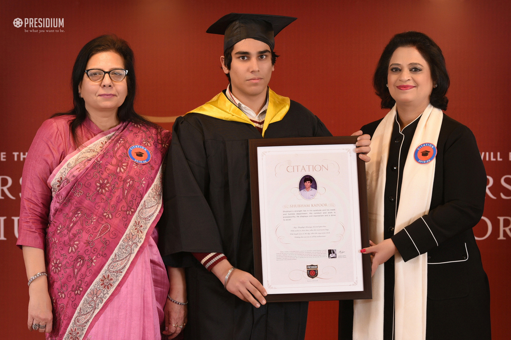 Presidium Gurgaon-57, CITATION CEREMONY: WISHING THE STUDENTS A BRIGHTER FUTURE AHEAD