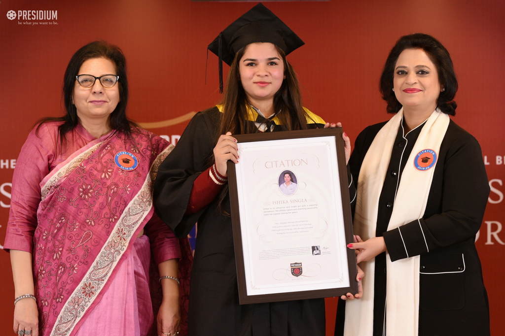 Presidium Gurgaon-57, CITATION CEREMONY: WISHING THE STUDENTS A BRIGHTER FUTURE AHEAD