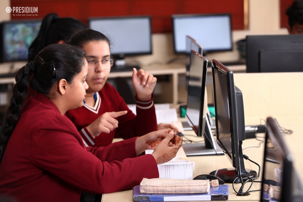 Presidium Gurgaon-57, PRESIDIANS LEARN ABOUT ‘HTML’ IN A FUN COMPUTER SESSION