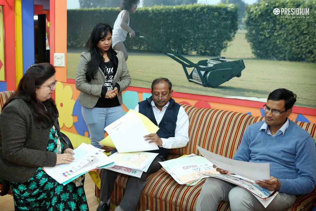 Presidium Vivek Vihar, PRESIDIANS DISPLAY THEIR CREATIVE TALENT AT DRAWING COMPETITION